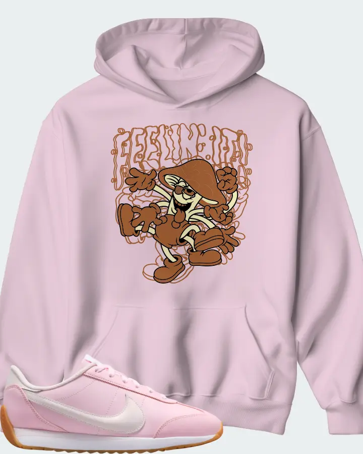 Nike Pacific Leather SE Pink Foam Pearl Pink Gum Matching Hoodie