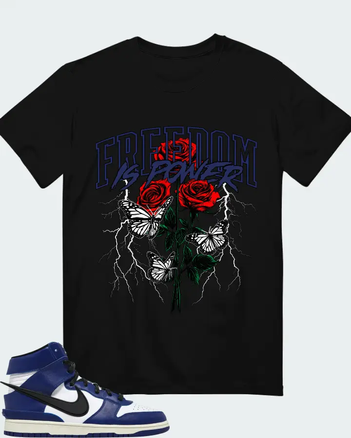 AMBUSH x Nike Dunk High Deep Royal Matching T-Shirt