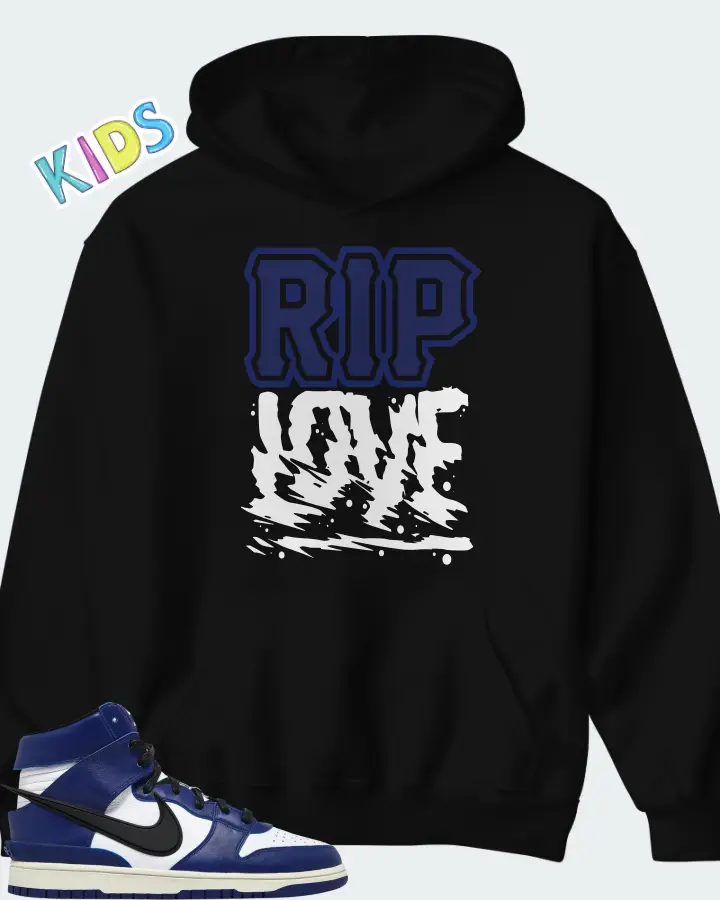AMBUSH x Nike Dunk High Deep Royal Matching Kid's Hoodie