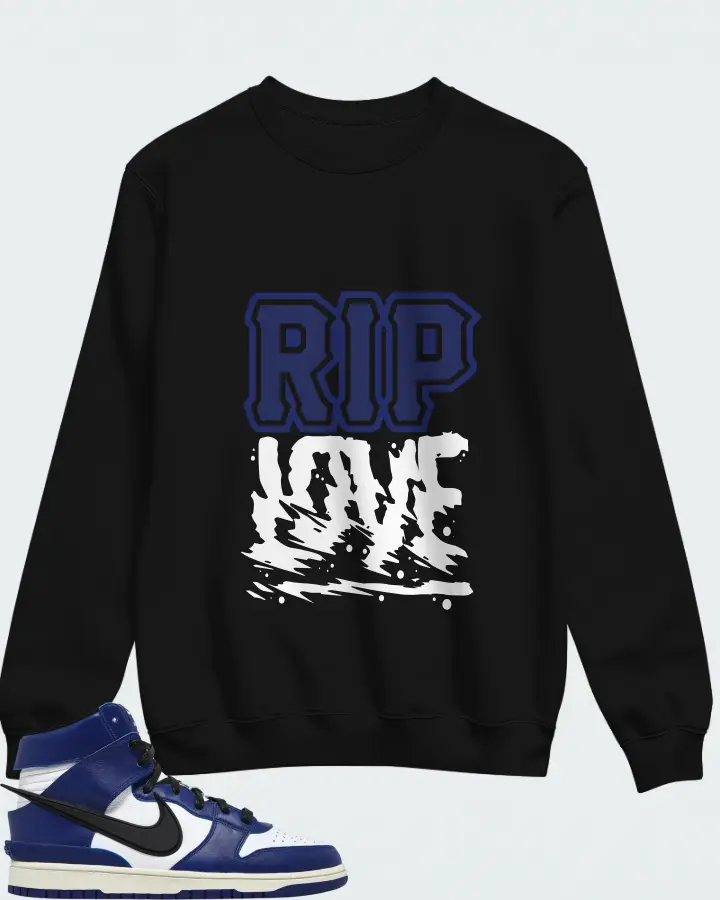 AMBUSH x Nike Dunk High Deep Royal Matching Sweatshirt