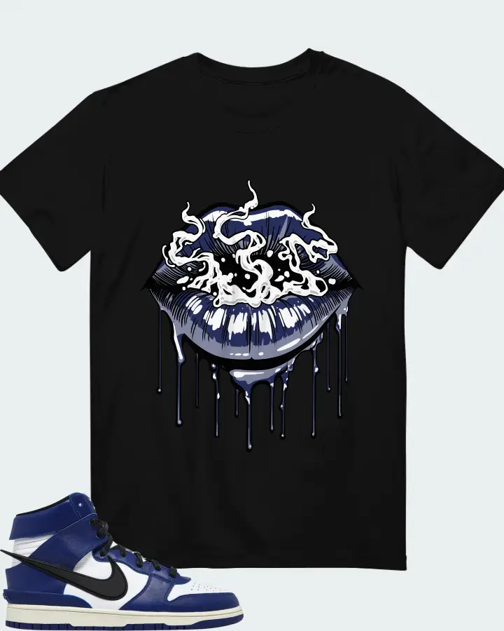AMBUSH x Nike Dunk High Deep Royal Matching T-Shirt
