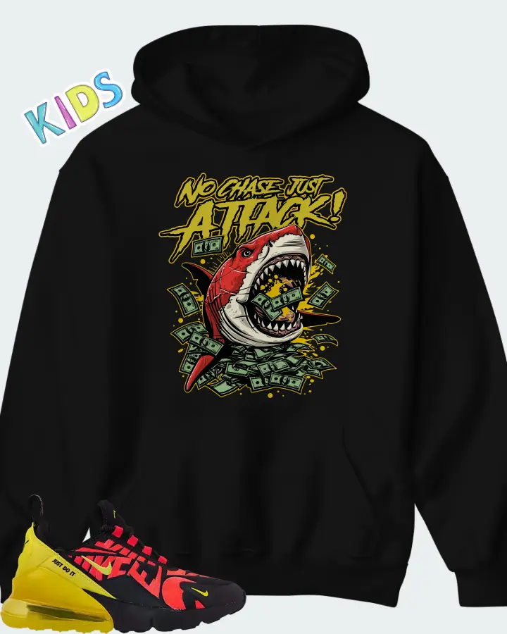Nike Air Max 270 Embroidered Just Do it Matching Kid's Hoodie
