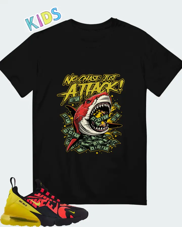 Nike Air Max 270 Embroidered Just Do it Matching Kid's T-Shirt