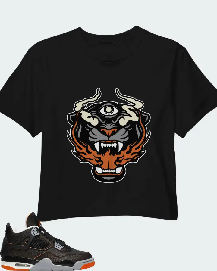 Air Jordan 4 Retro Starfish Matching Crop Top