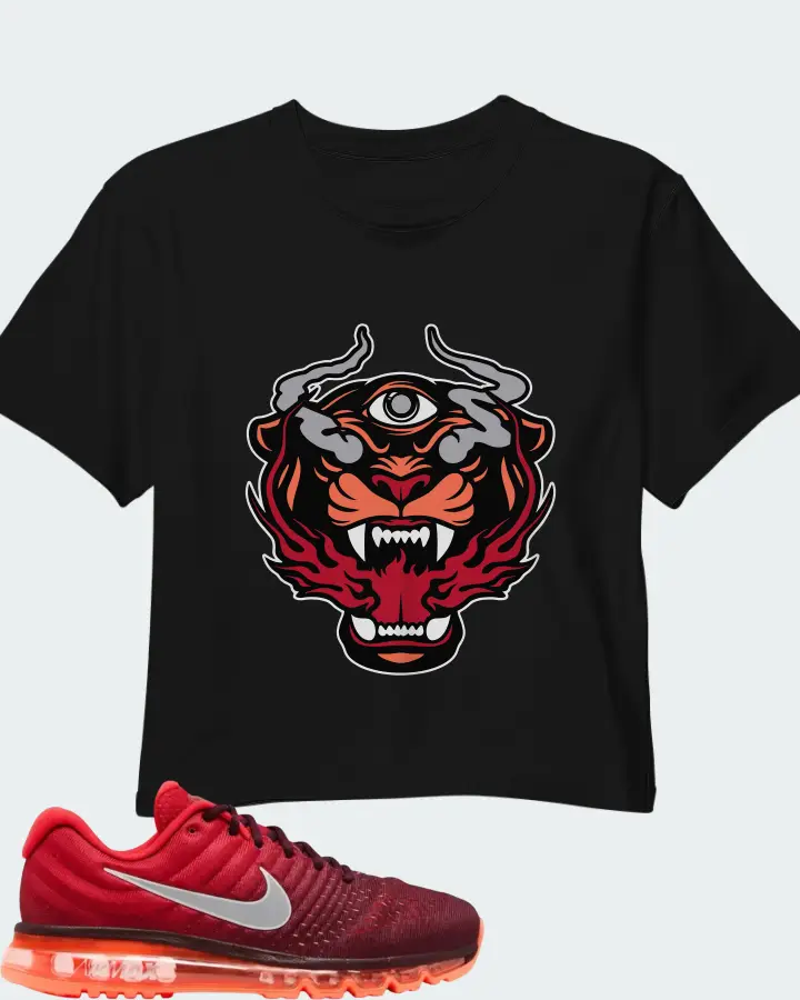 Nike Air Max 2017 Night Maroon Matching Crop Top