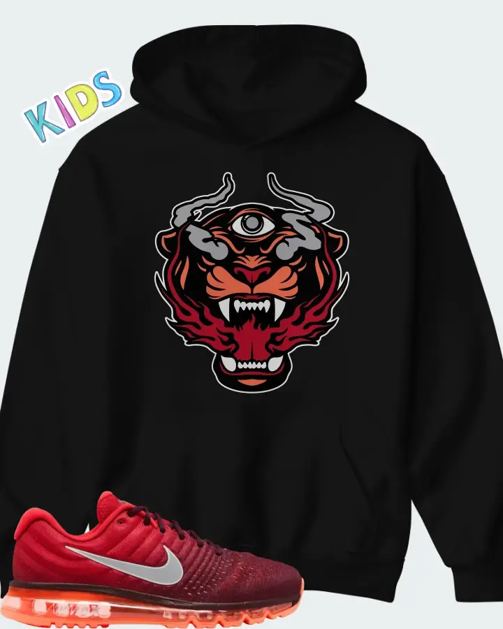 Nike Air Max 2017 Night Maroon Matching Kid's Hoodie