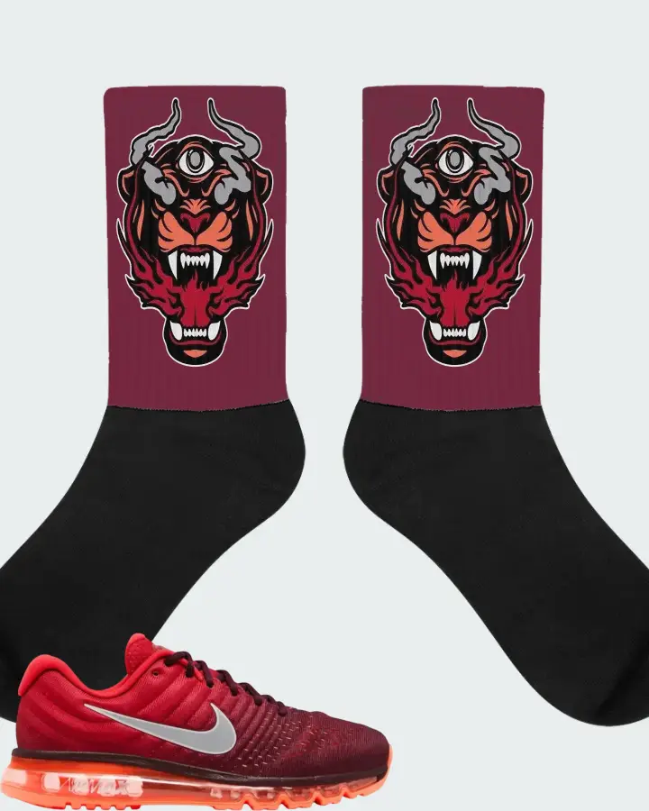 Nike Air Max 2017 Night Maroon Matching Socks