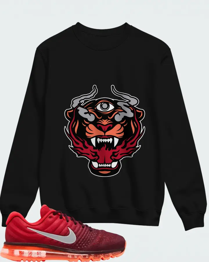 Nike Air Max 2017 Night Maroon Matching Sweatshirt