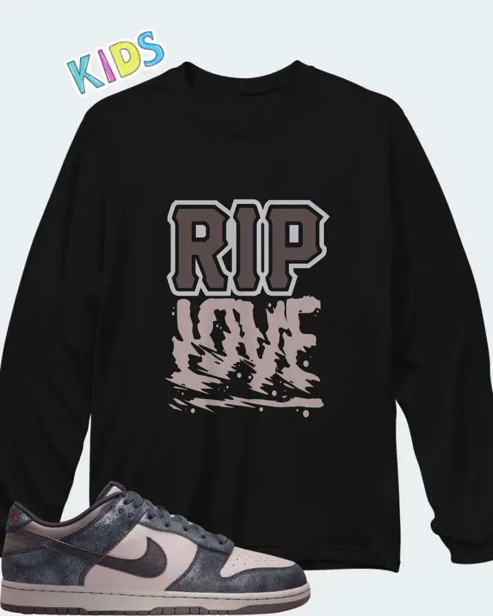 Nike Dunk Low NYC CBGB Matching Kid's Long Sleeve T-Shirt
