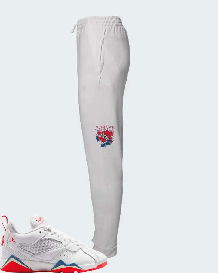 Jordan MVP 92 White Game Royal Infrared Matching Joggers