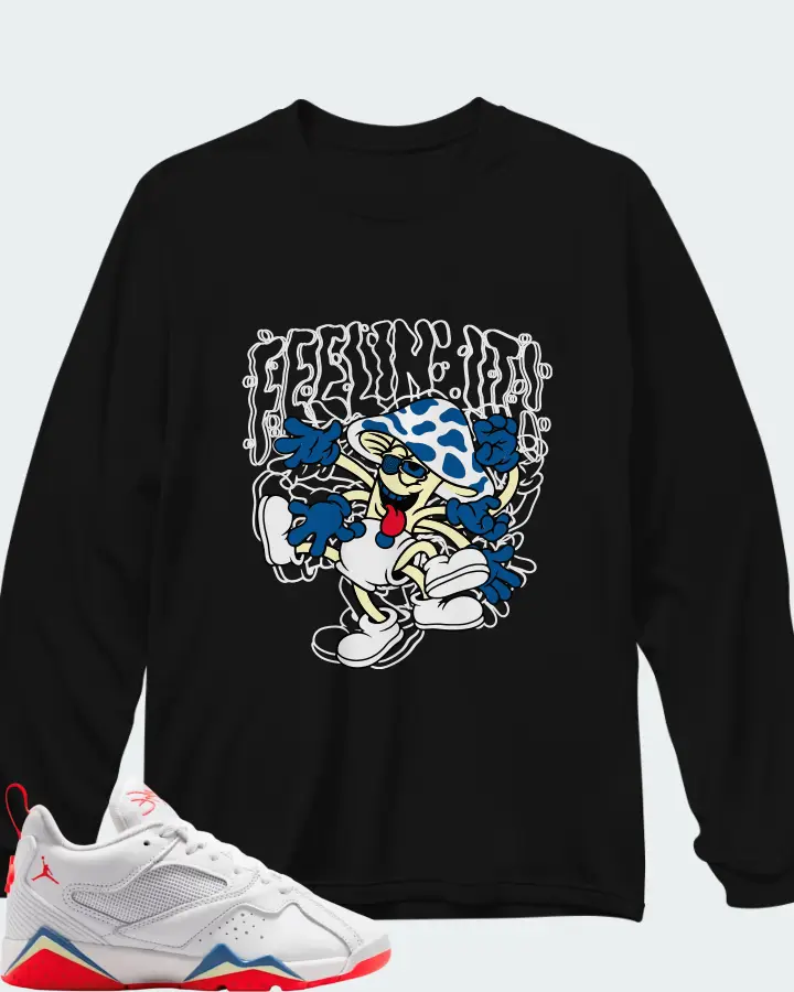 Jordan MVP 92 White Game Royal Infrared Matching Long Sleeve T-Shirt