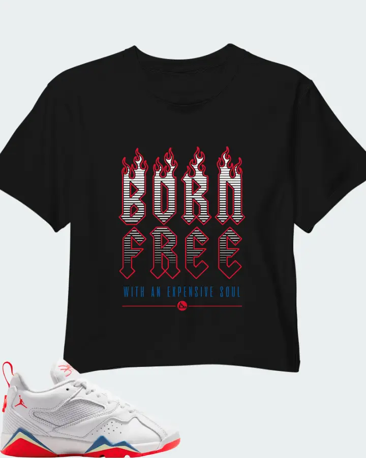 Jordan MVP 92 White Game Royal Infrared Matching Crop Top