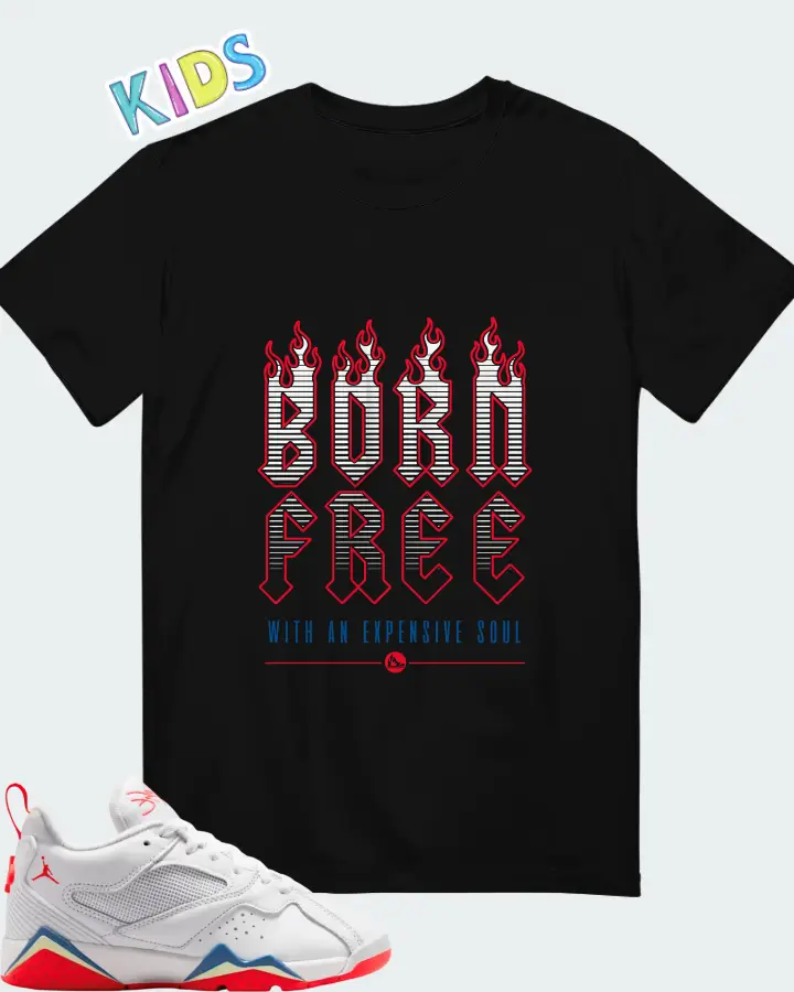 Jordan MVP 92 White Game Royal Infrared Matching Kid's T-Shirt