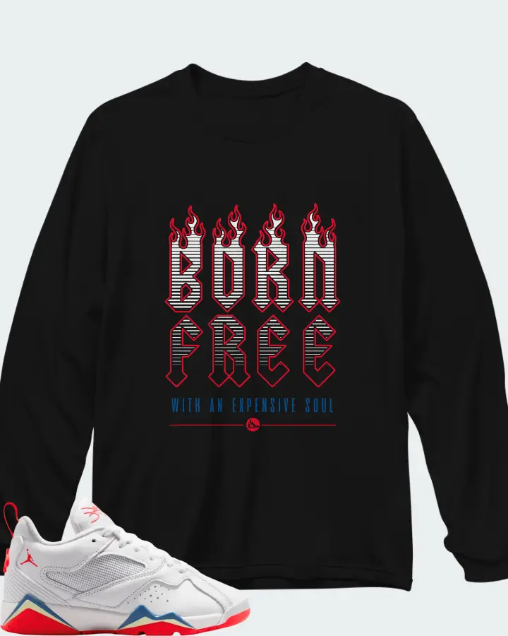 Jordan MVP 92 White Game Royal Infrared Matching Long Sleeve T-Shirt