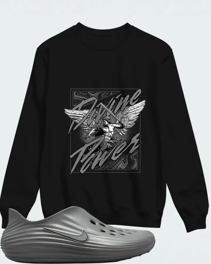 Nike ReactX Rejuven8 Smoke Grey Matching Sweatshirt
