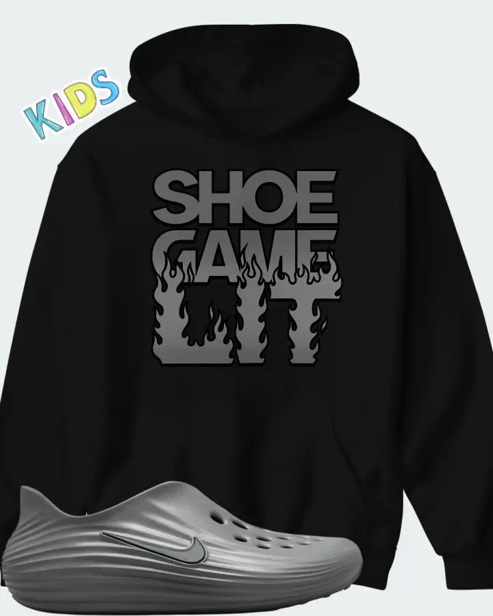 Nike ReactX Rejuven8 Smoke Grey Matching Kid's Hoodie
