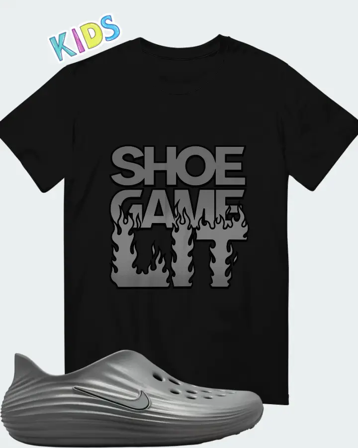Nike ReactX Rejuven8 Smoke Grey Matching Kid's T-Shirt