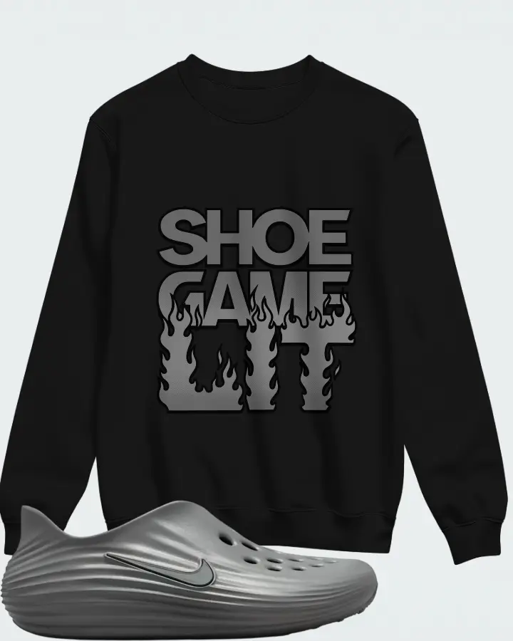 Nike ReactX Rejuven8 Smoke Grey Matching Sweatshirt
