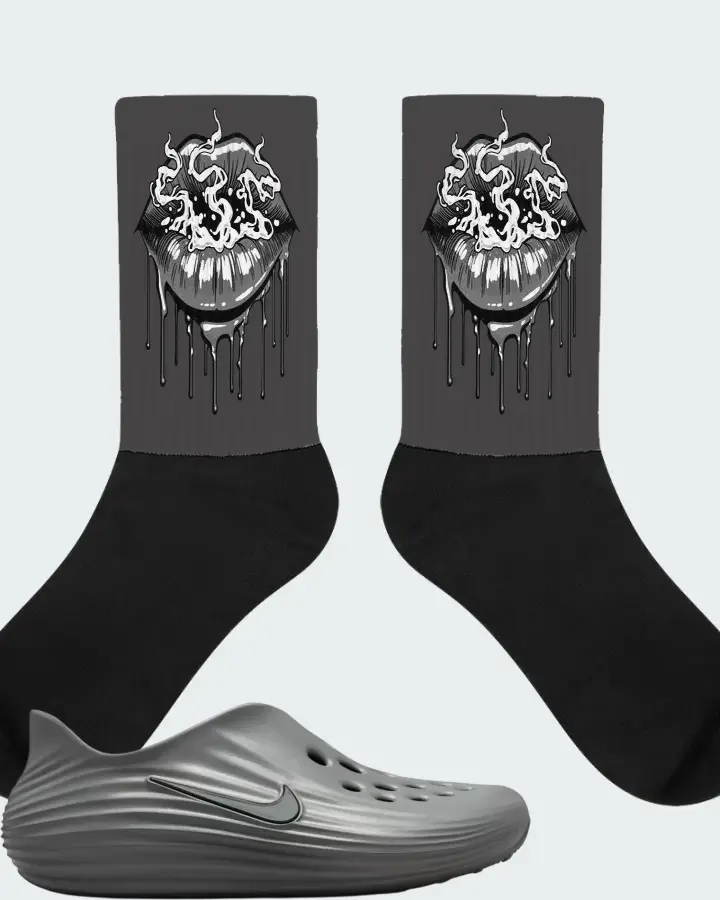 Nike ReactX Rejuven8 Smoke Grey Matching Socks