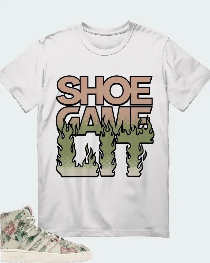 adidas Rivalry Hi Eric Emanuel Floral Sneaker Matching White T-Shirt - Shoe Game Lit Refreshed