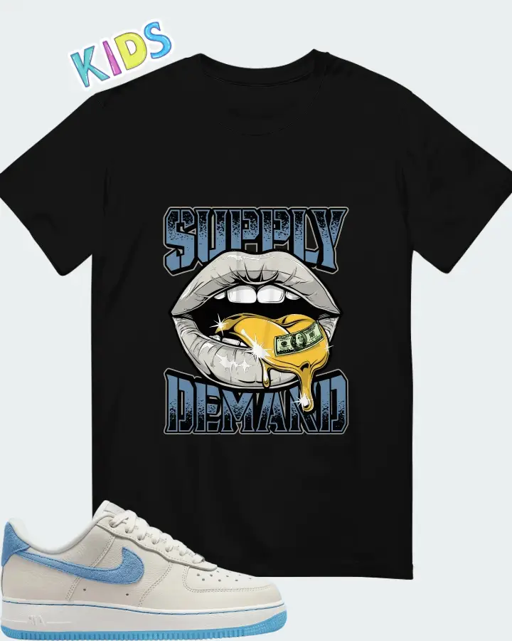 Nike Air Force 1 Low LXX University Blue (Women's) Matching Kid's T-Shirt