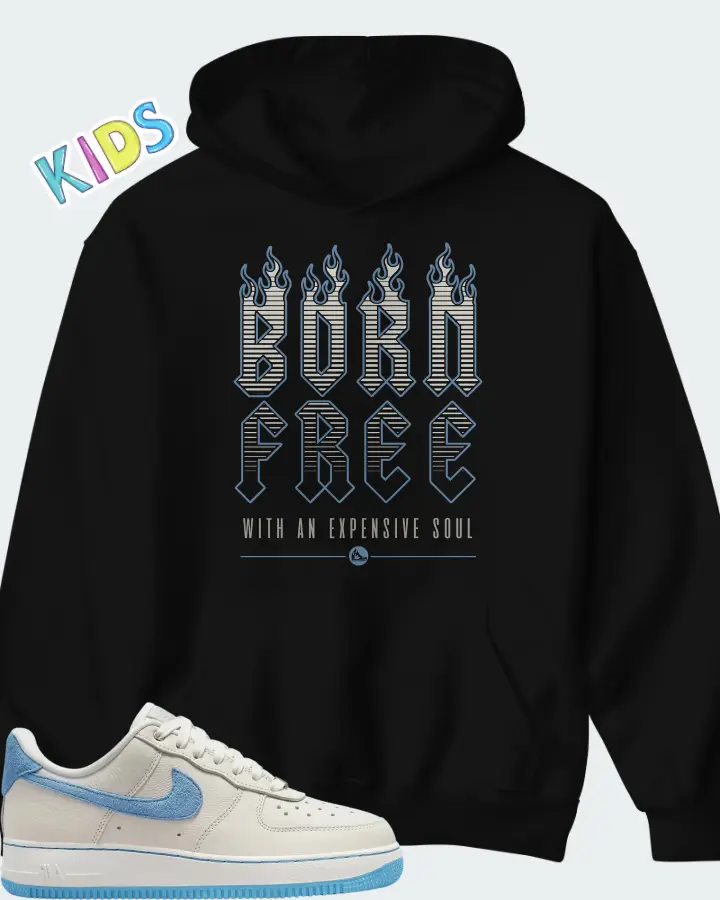 Nike Air Force 1 Low LXX University Blue (Women's) Matching Kid's Hoodie