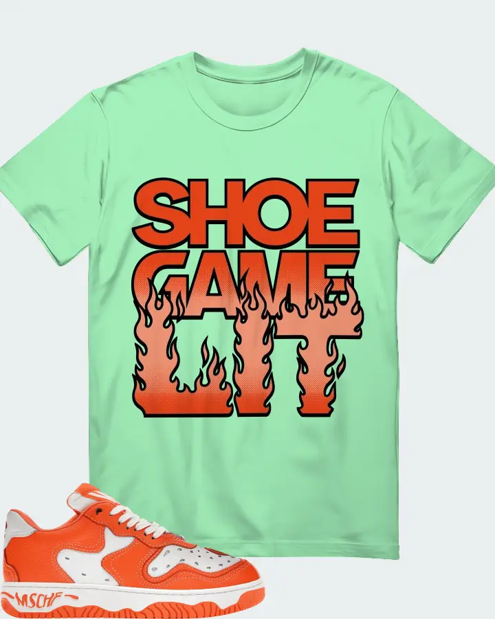 MSCHF Super Normal 2 Sneaker Matching Fresh Mint T-Shirt - Shoe Game Lit Refreshed