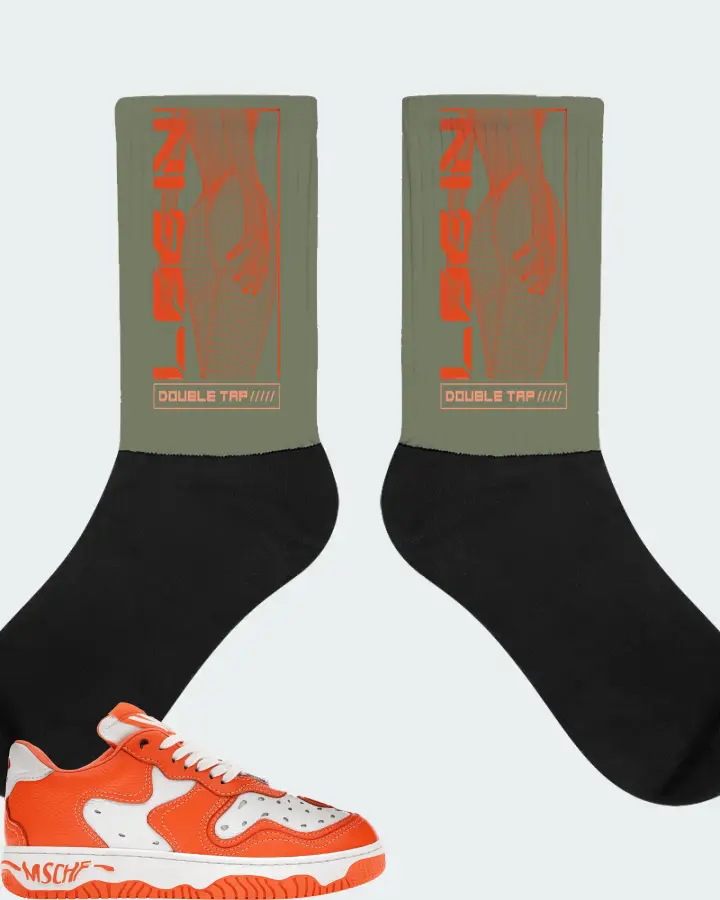 Socks in Olive