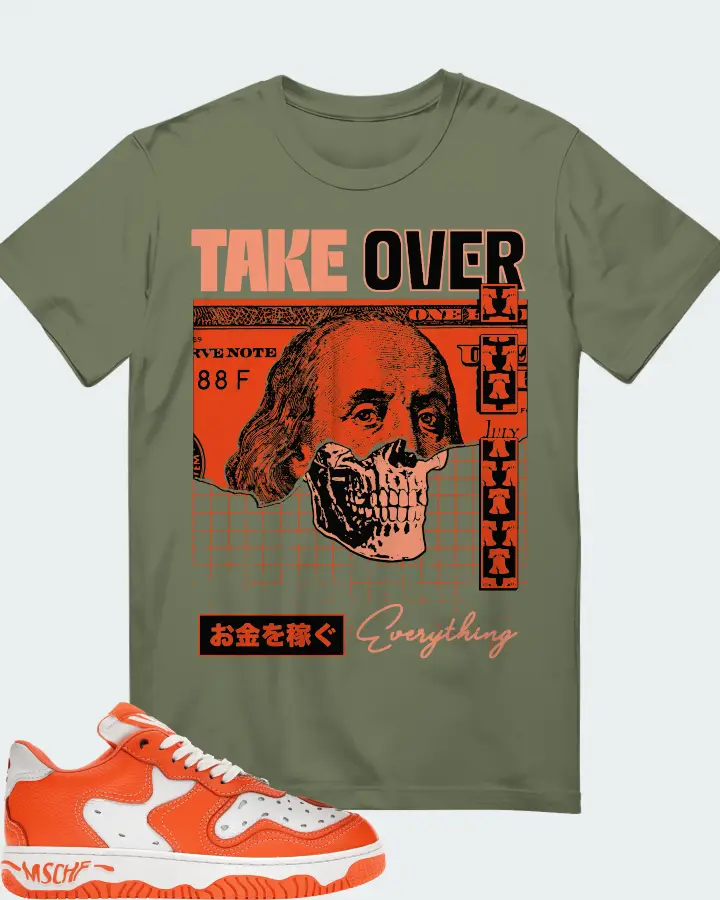 MSCHF Super Normal 2 Sneaker Matching Olive T-Shirt - Take Over