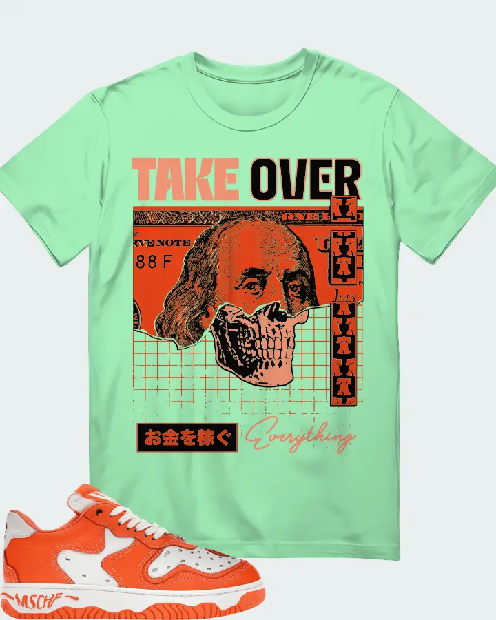 MSCHF Super Normal 2 Sneaker Matching Fresh Mint T-Shirt - Take Over