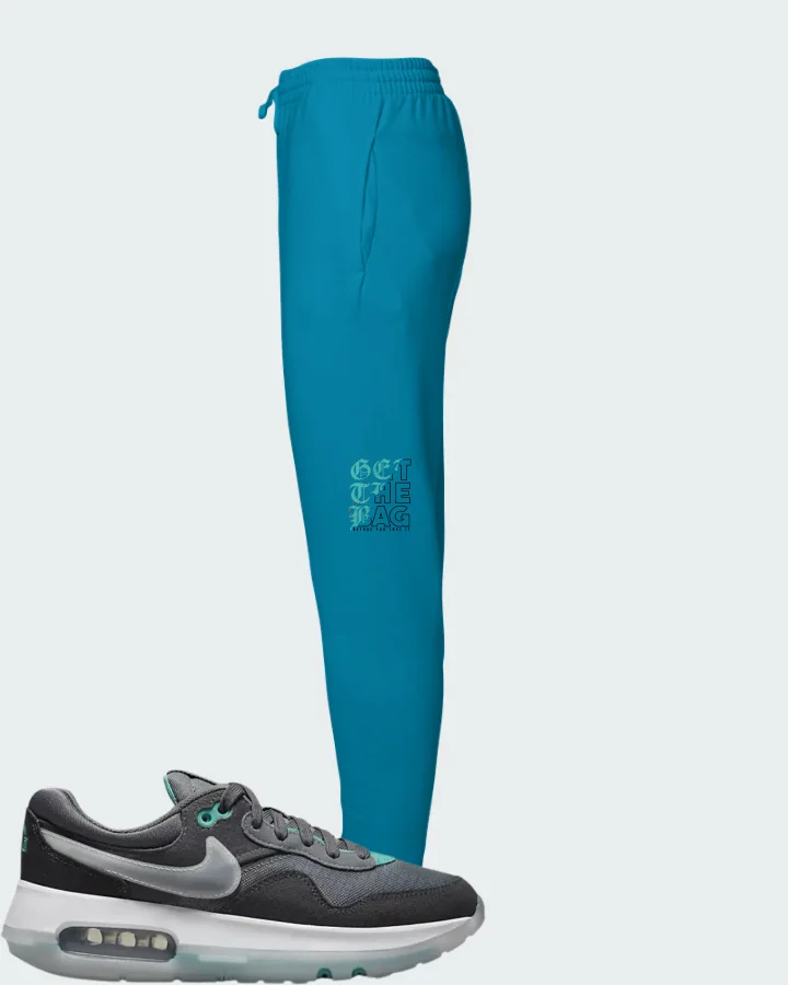 Nike Air Max Motif Cool Grey Washed Teal Matching Joggers
