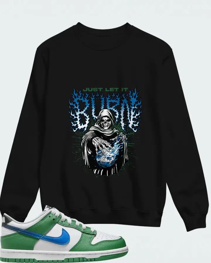 Nike Dunk Low GS Malachite Matching Sweatshirt