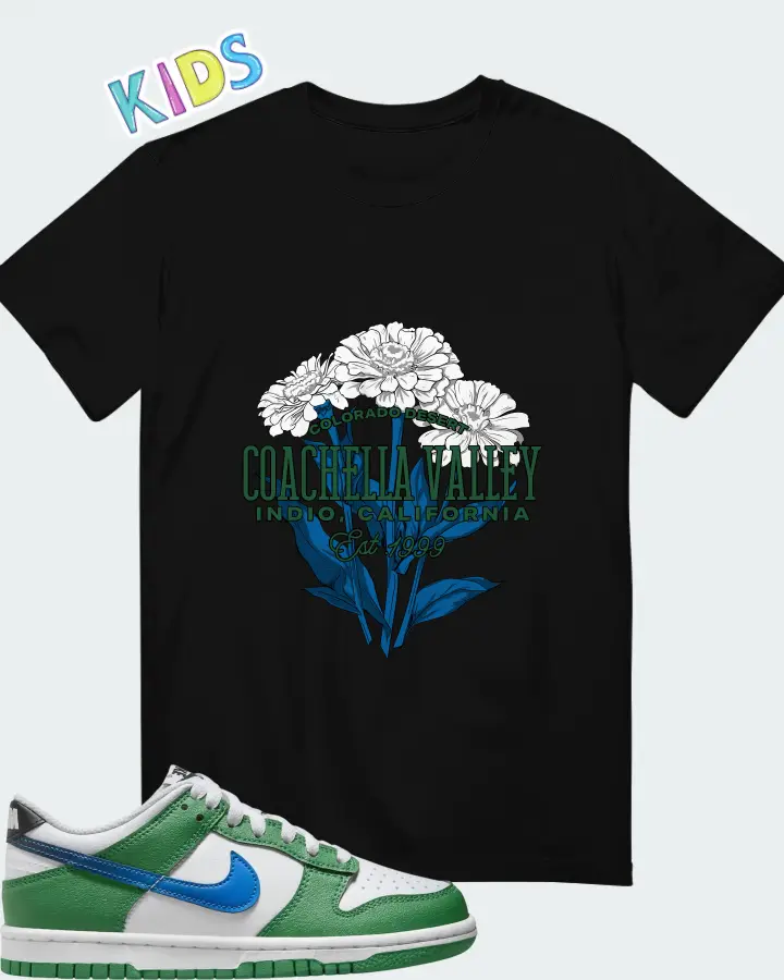 Nike Dunk Low GS Malachite Matching Kid's T-Shirt