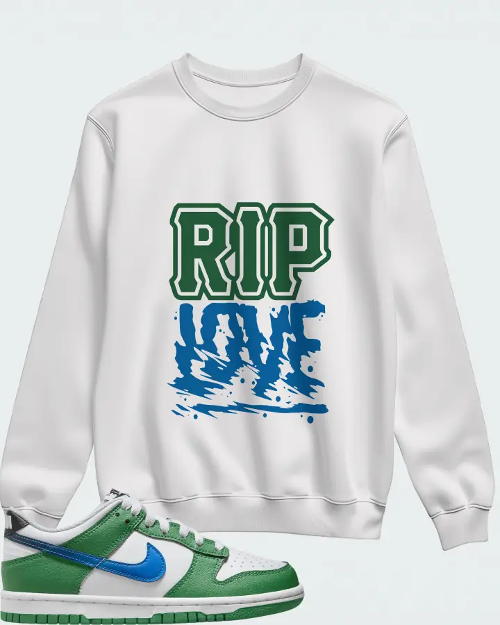 Nike Dunk Low GS Malachite Matching Sweatshirt