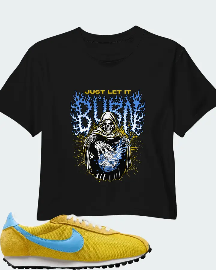 Nike LD 1000 Lightning University Blue Matching Crop Top