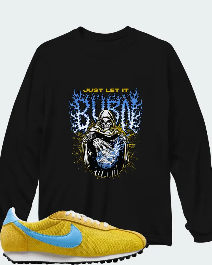 Nike LD 1000 Lightning University Blue Matching Long Sleeve T-Shirt