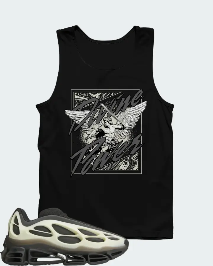 Willy Chavarria x adidas Megaride Bones Core Black Cream White Matching Tank Top