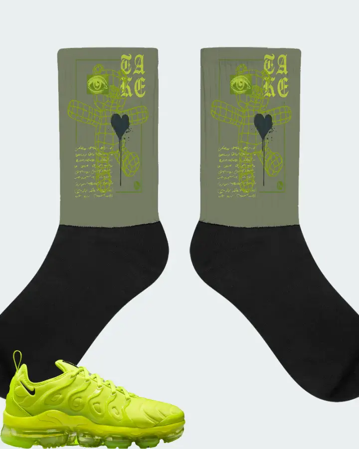 Socks in Olive