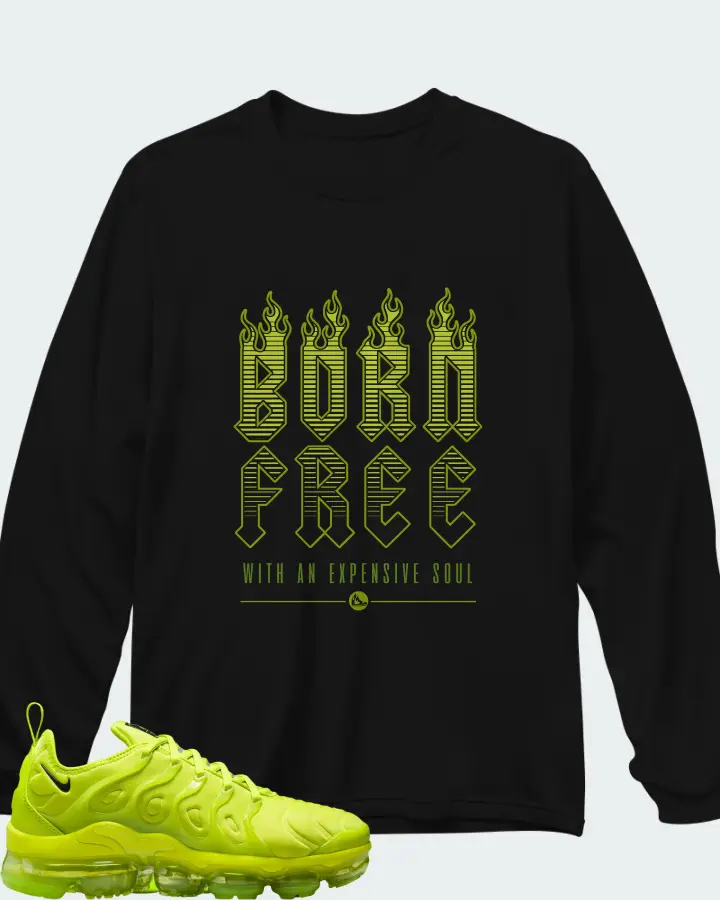Nike Air VaporMax Plus Tennis Ball (Women's) Matching Long Sleeve T-Shirt
