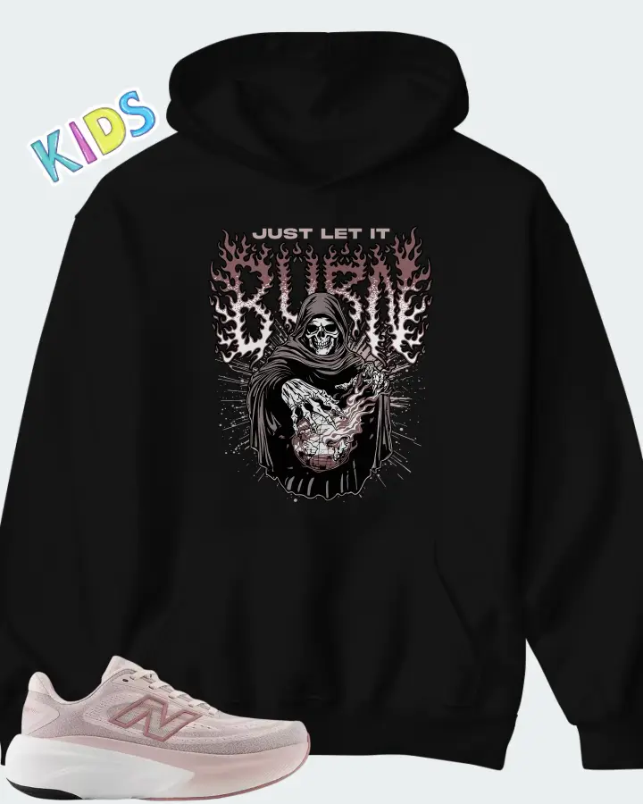 New Balance Fresh Foam X More V6 Stone Pink Matching Kid's Hoodie
