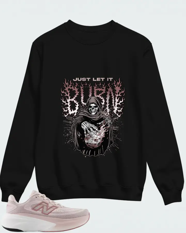 New Balance Fresh Foam X More V6 Stone Pink Matching Sweatshirt