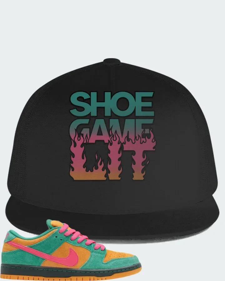 Nike SB Dunk Low Green Noise Watermelon Matching Hat