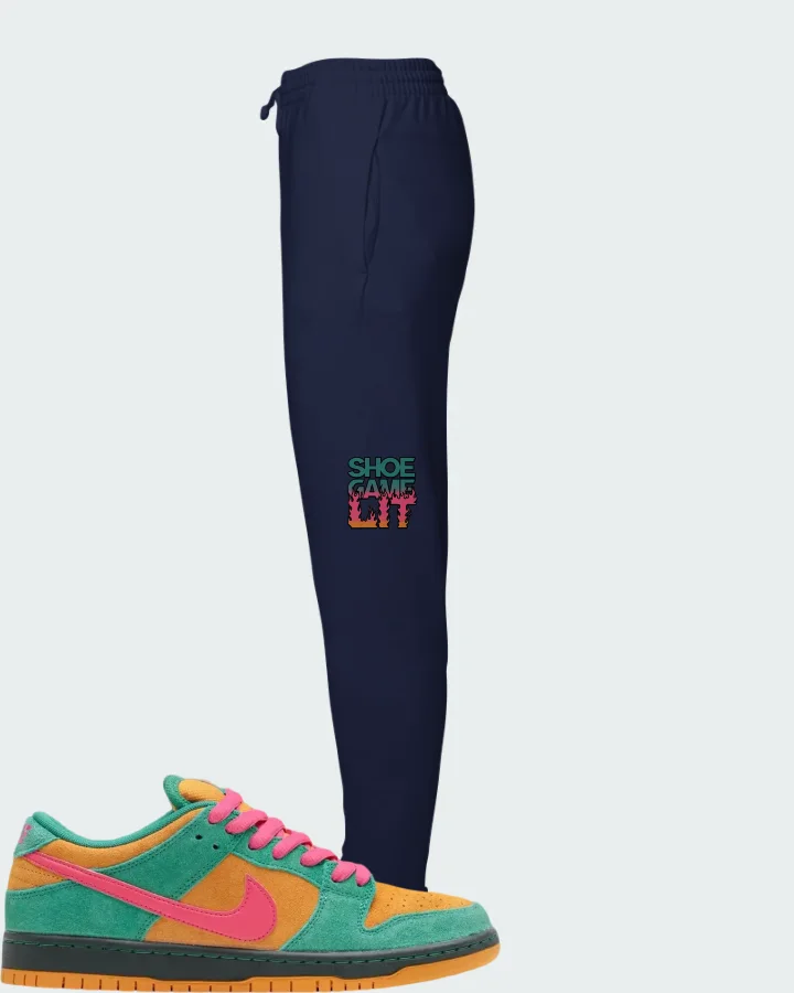 Nike SB Dunk Low Green Noise Watermelon Matching Joggers