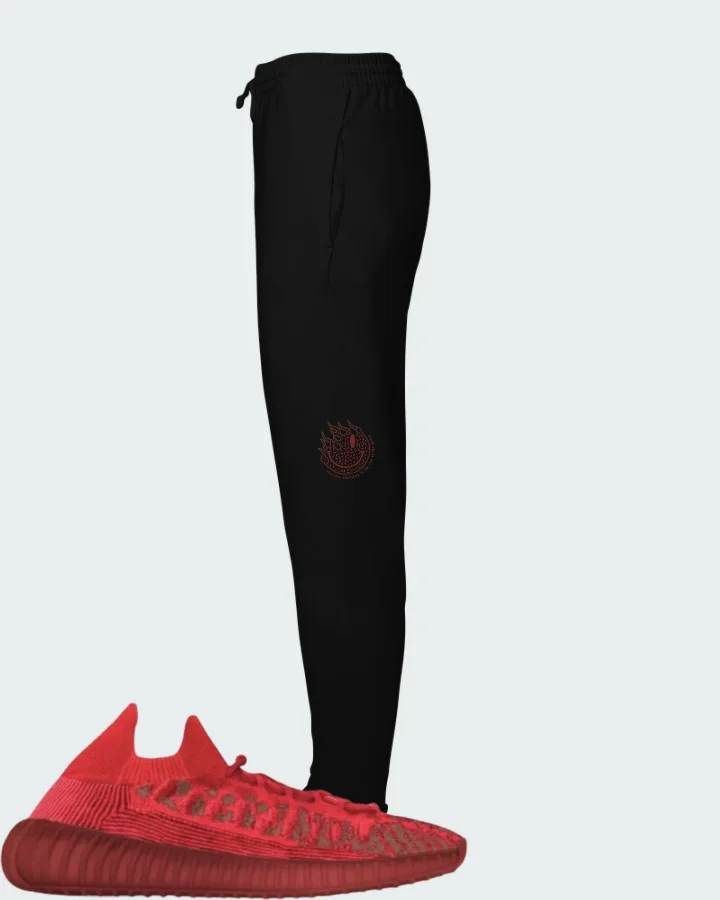 Adidas Yeezy 350 V2 CMPCT Slate Red Matching Joggers