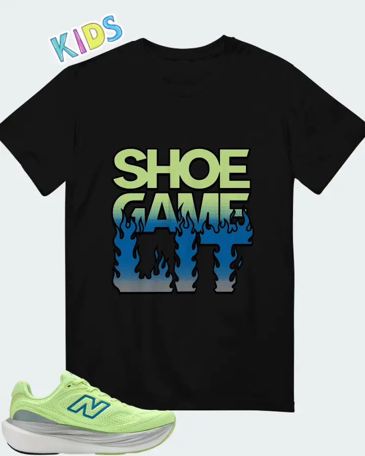 New Balance Fresh Foam X 1080v15 Afterglow Blue Bird Matching Kid's T-Shirt