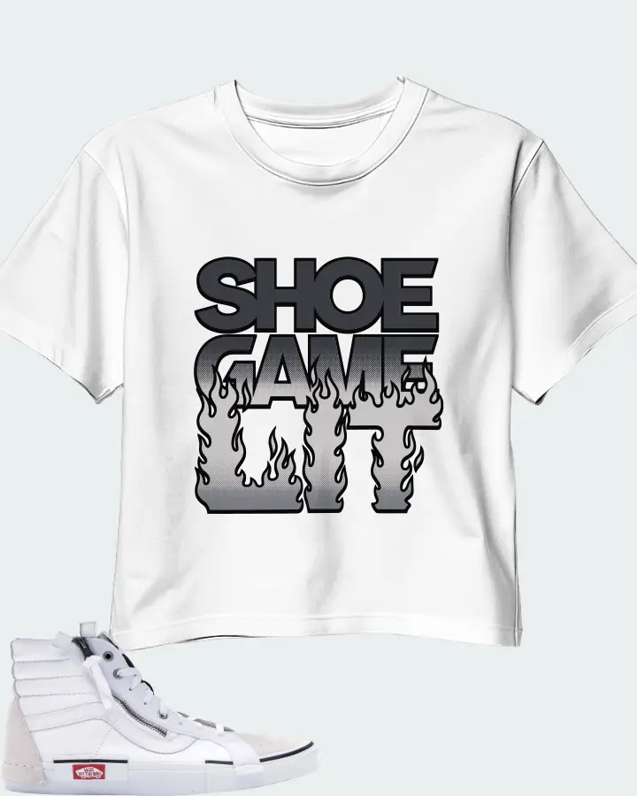 Vans Sk8-Hi Sneaker Matching White Crop Top - Shoe Game Lit Refreshed