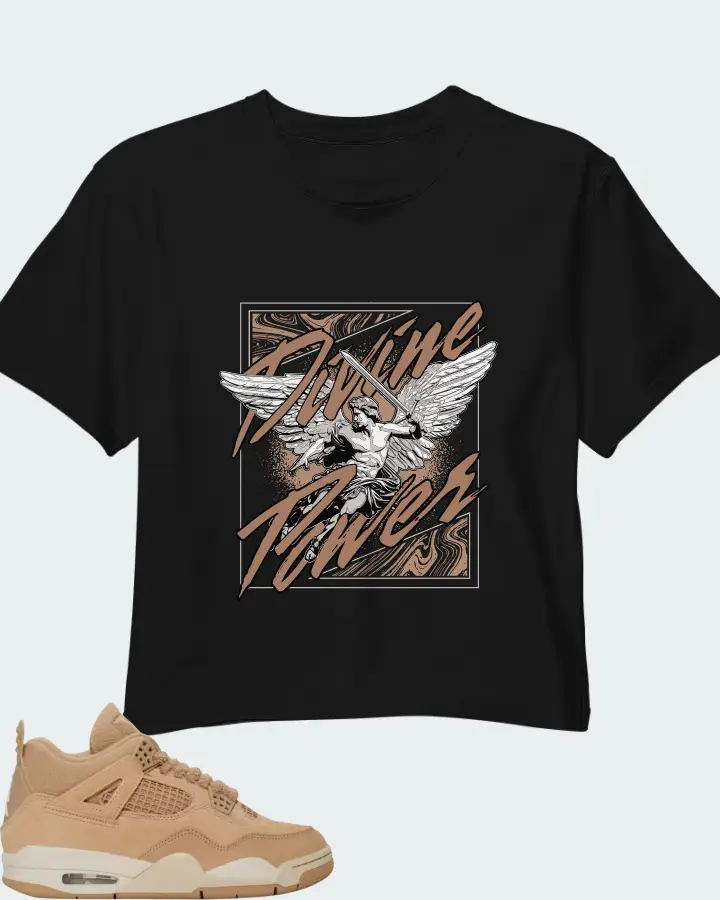 Air Jordan 4 Retro Cozy Girl Matching Crop Top