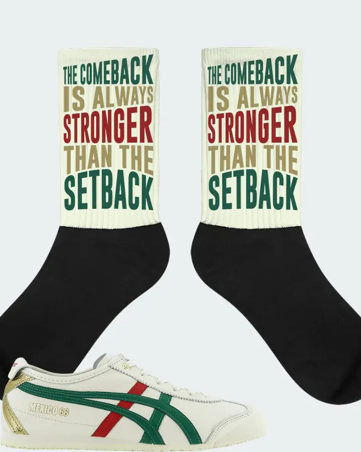 Onitsuka Tiger Mexico 66 Sneaker Matching Citron Socks - The Comeback