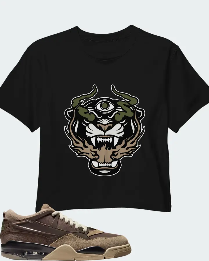 Air Jordan 4 RM Ironstone Matching Crop Top