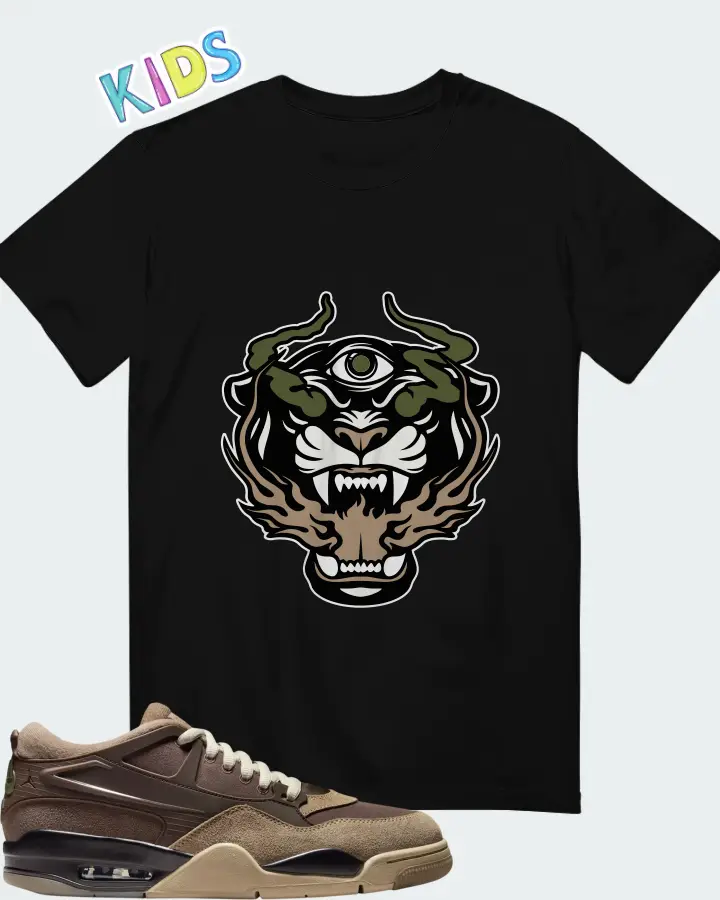 Air Jordan 4 RM Ironstone Matching Kid's T-Shirt